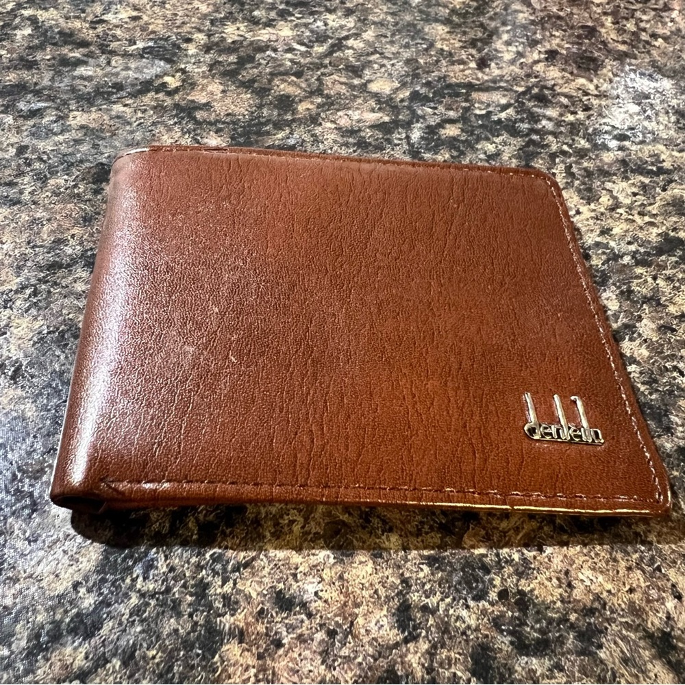 Brown Faux Leather Wallet
